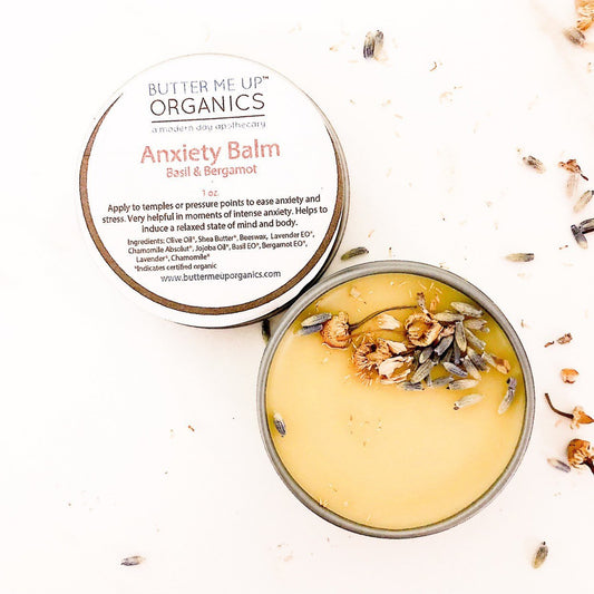 Balm - Anxiety Balm  - Calming Balm - Relaxation Balm - Butter Me Up Organics