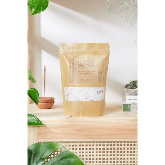 Salt Detox -Butter Me Up Organics - Rose Relaxing Bath Salts - Detox Bath 