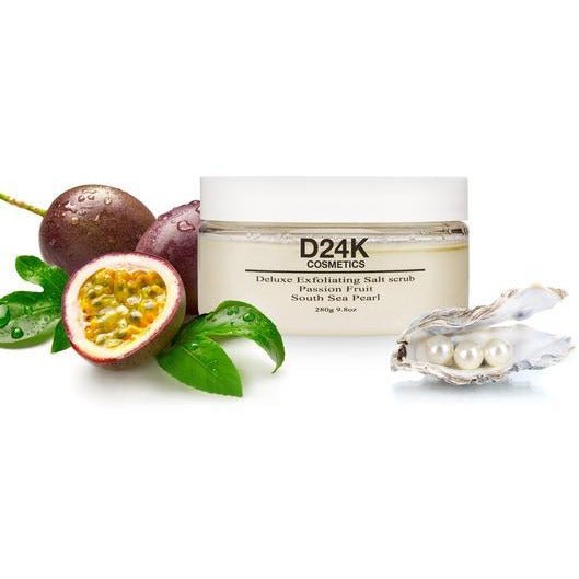 Exfoliant Scrub - D24K - Deluxe Exfoliating Salt Scrub - Passion Fruit