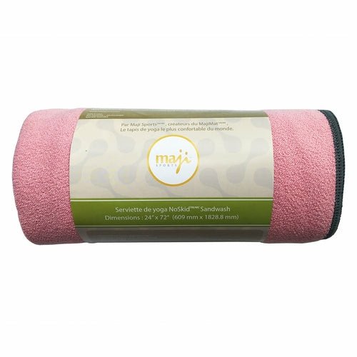 Yoga Towel - Maji Sports - Skidless Terry Premium Microfiber Yoga Towel - Pink