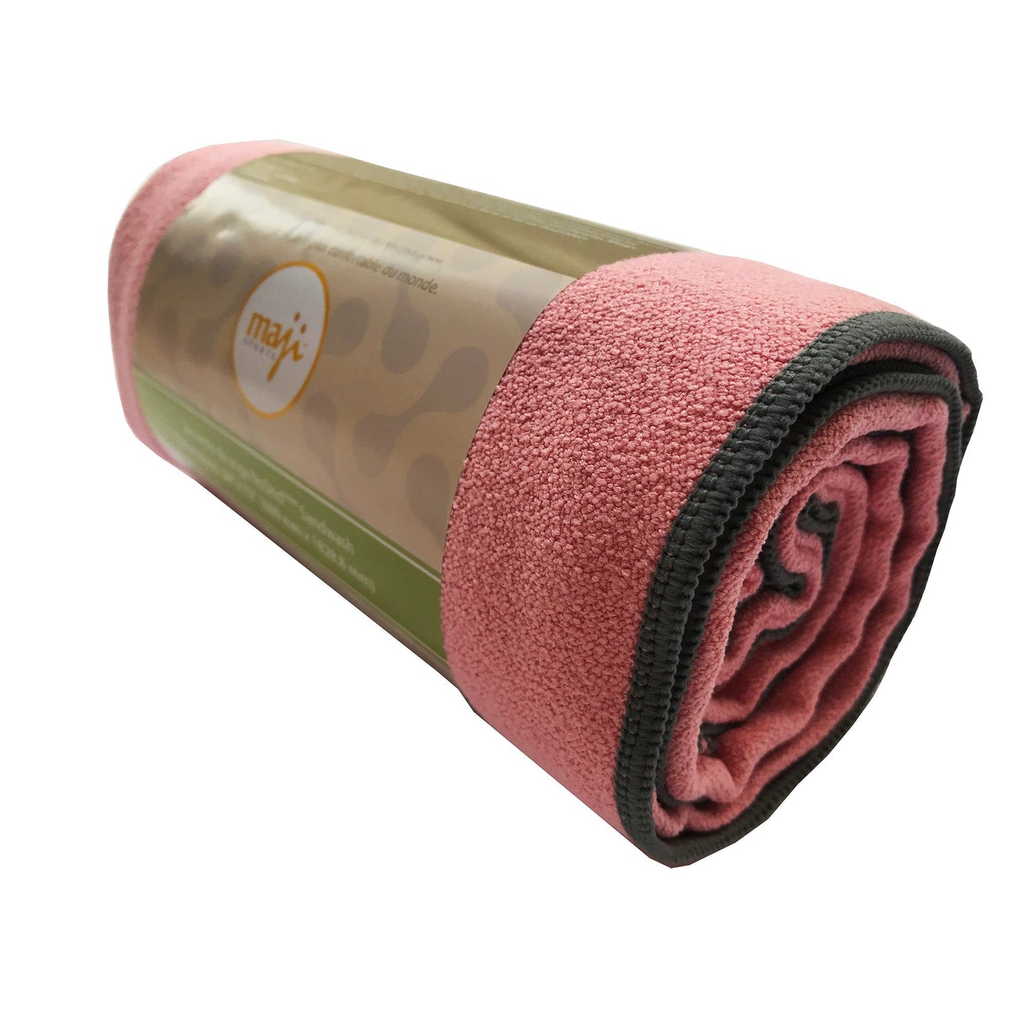 Yoga Towel - Maji Sports - Skidless Terry Premium Microfiber Yoga Towel - Pink